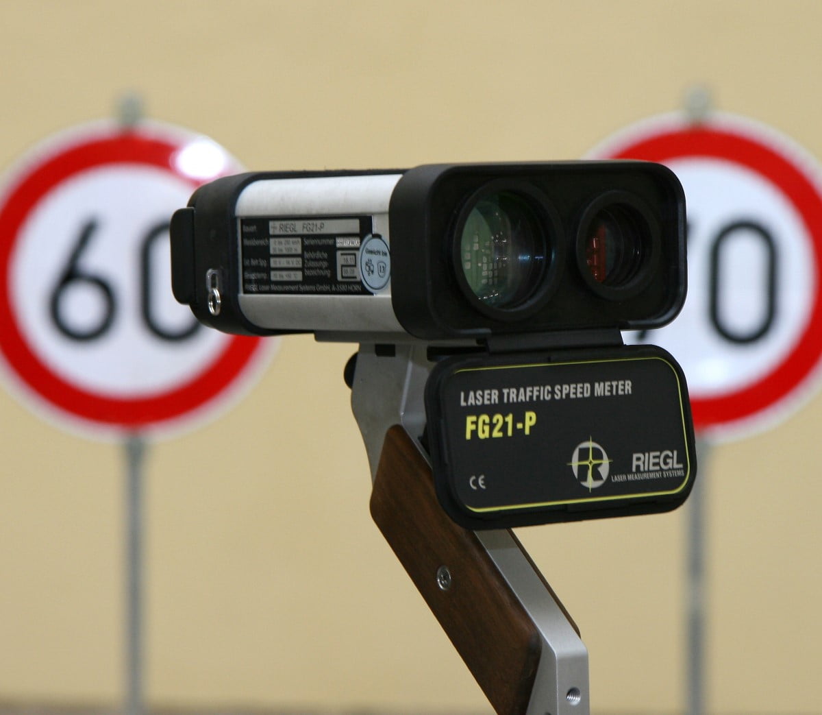 Laserhandmessgerät Polizei