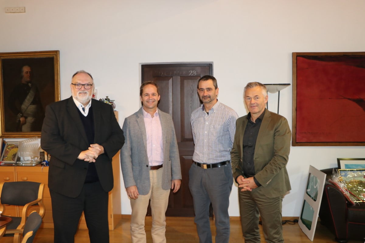 Antrittsbesuch: Neuer Schulrat Thomas Knab zu Gast bei Oberbürgermeister Jürgen Dupper