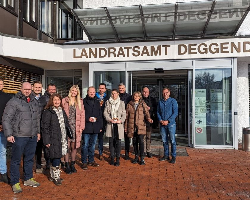 Austausch der Unterstützer für die regionale Wirtschaft