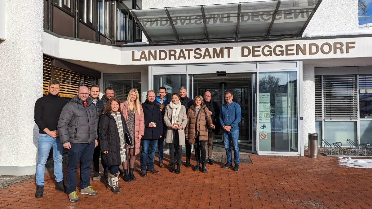 Austausch der Unterstützer für die regionale Wirtschaft
