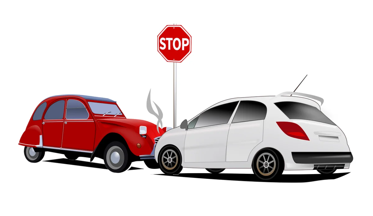 Unfall Polizei Stopschild