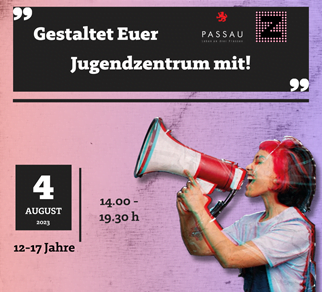 „Gestaltet Euer Jugendzentrum mit!“ Aktion am Freitag, 04.08.2023 um 14.00 Uhr im Zeughaus